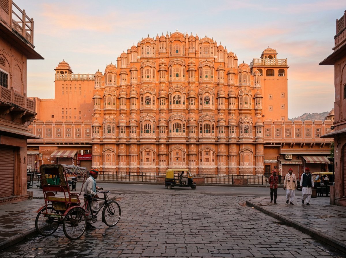 Hawa Mahal and Amber Fort in Jaipur — Jaipur tour packages by RUDVO