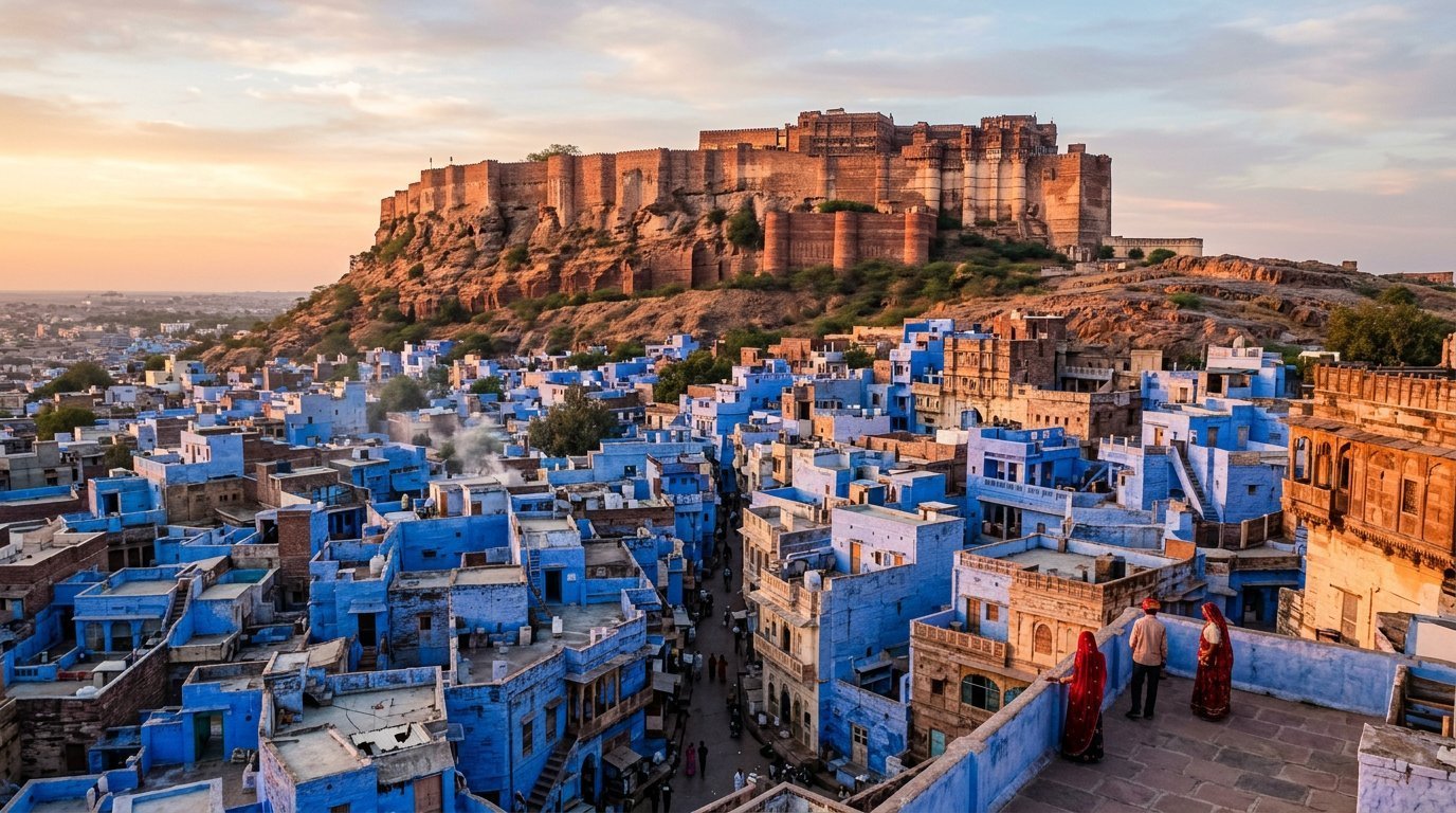 Mehrangarh Fort and Blue City in Jodhpur — Jodhpur tour packages by RUDVO