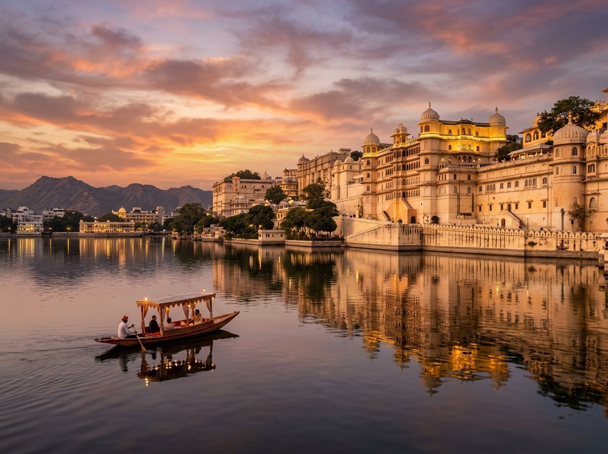 Lake Palace and City Palace in Udaipur — Udaipur tour packages by RUDVO