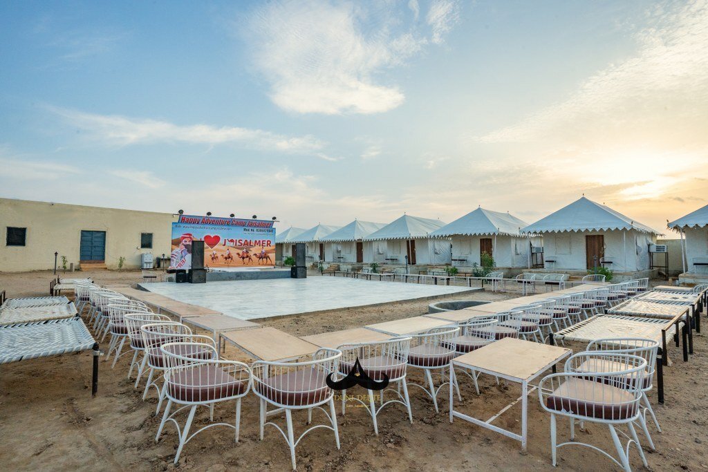 Night stay at Swiss tent desert camp — RUDVO Jaisalmer